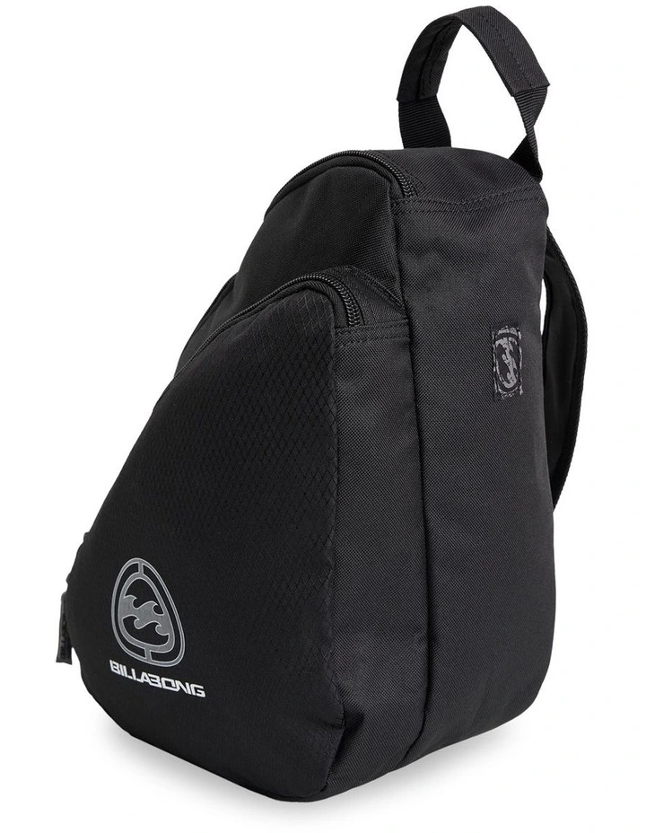 Spec Lad Sling Bag In Off in Black image 3
