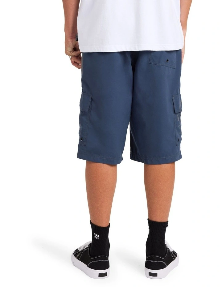 Throw On 3.0 22 Boardshorts In Dusty Indigo image 2