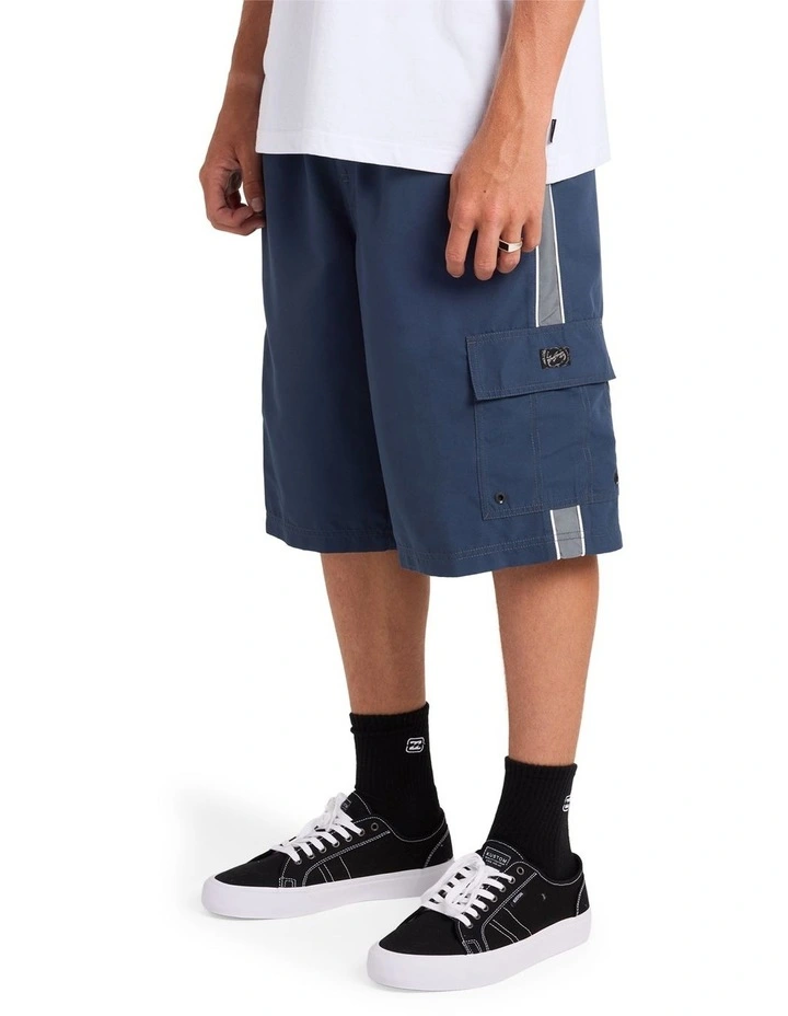 Throw On 3.0 22 Boardshorts In Dusty Indigo image 3