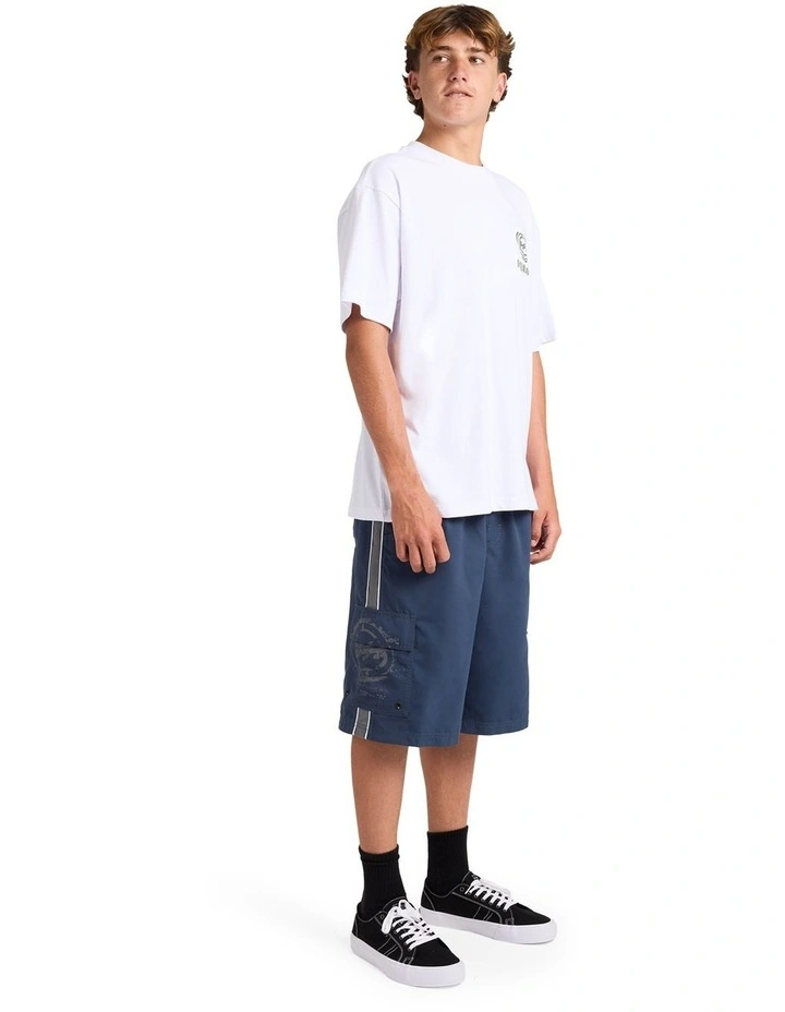 Throw On 3.0 22 Boardshorts In Dusty Indigo image 5