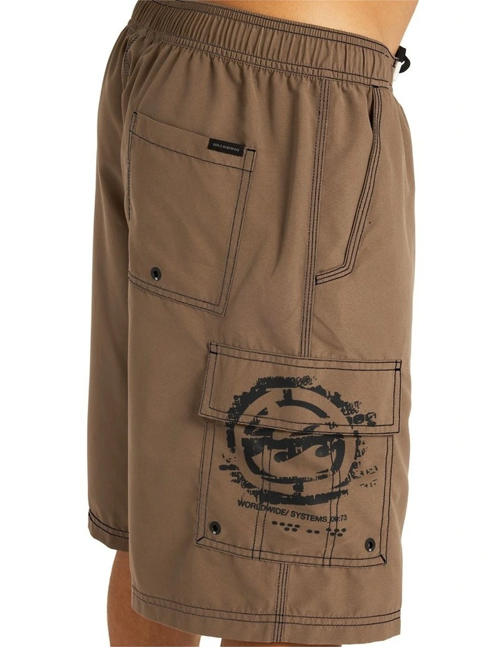Throw On 22 Volley Shorts In Gravel image 4