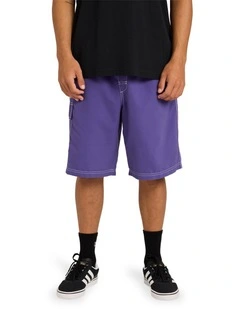 Throw On 22 Volley Shorts In Purple