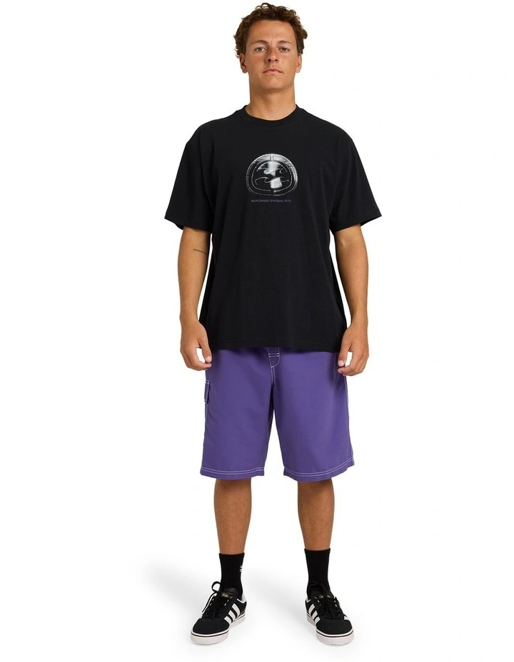 Throw On 22 Volley Shorts In Purple image 5