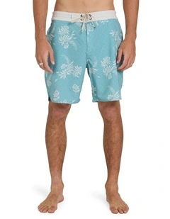 Good Times Lo Tide 17.5 Boardshorts In Blue Haze