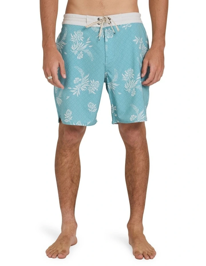 Good Times Lo Tide 17.5 Boardshorts In Blue Haze image 1
