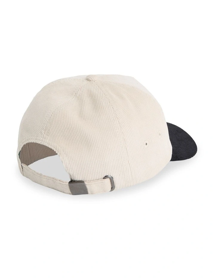 Heritage Strapback Cap In Oatmeal image 2