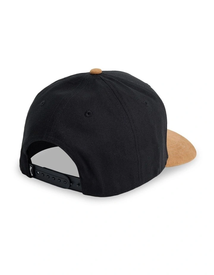 Stacked Cap in Black/Tan image 2