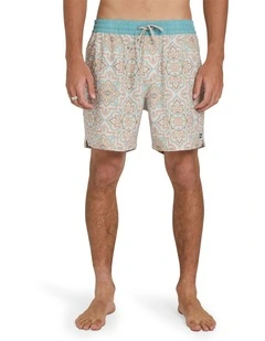 Good Times Layback 16 Boardshorts In Vintage Khaki