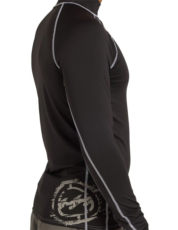 Spec 73 Long Sleeve Rash Vest Washed in Black image 4