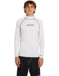 Spec 73 Long Sleeve Rash Vest in White