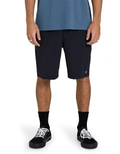 Surftrek Canyon Elastic Walkshorts in Black