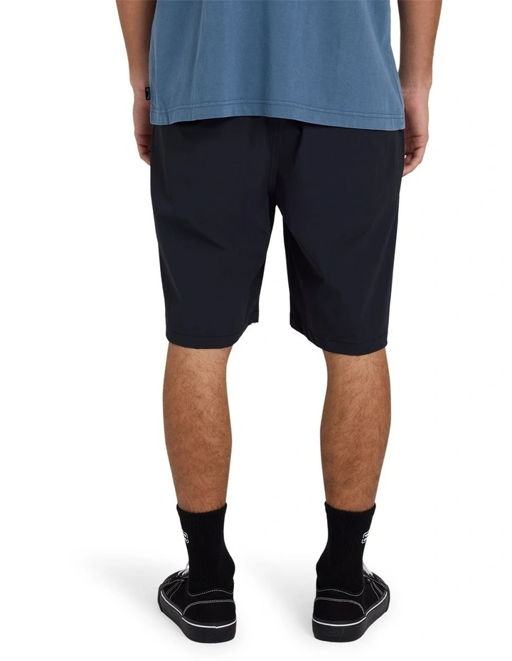 Surftrek Canyon Elastic Walkshorts in Black image 2