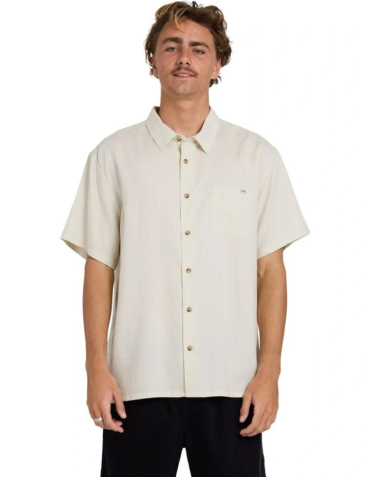 Ricardo Short Sleeve Shirt in Natural image 1