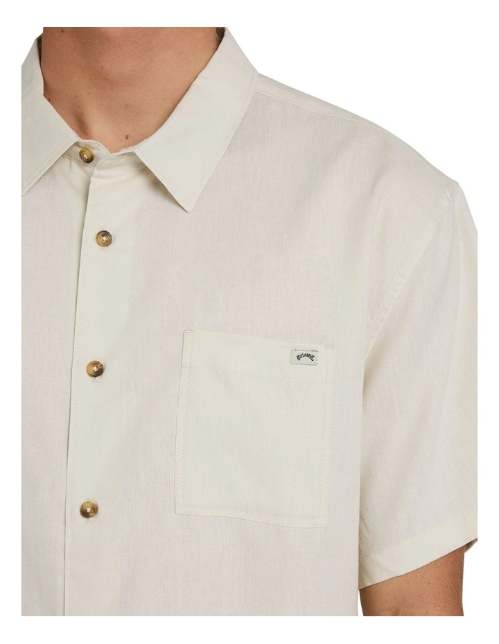 Ricardo Short Sleeve Shirt in Natural image 4