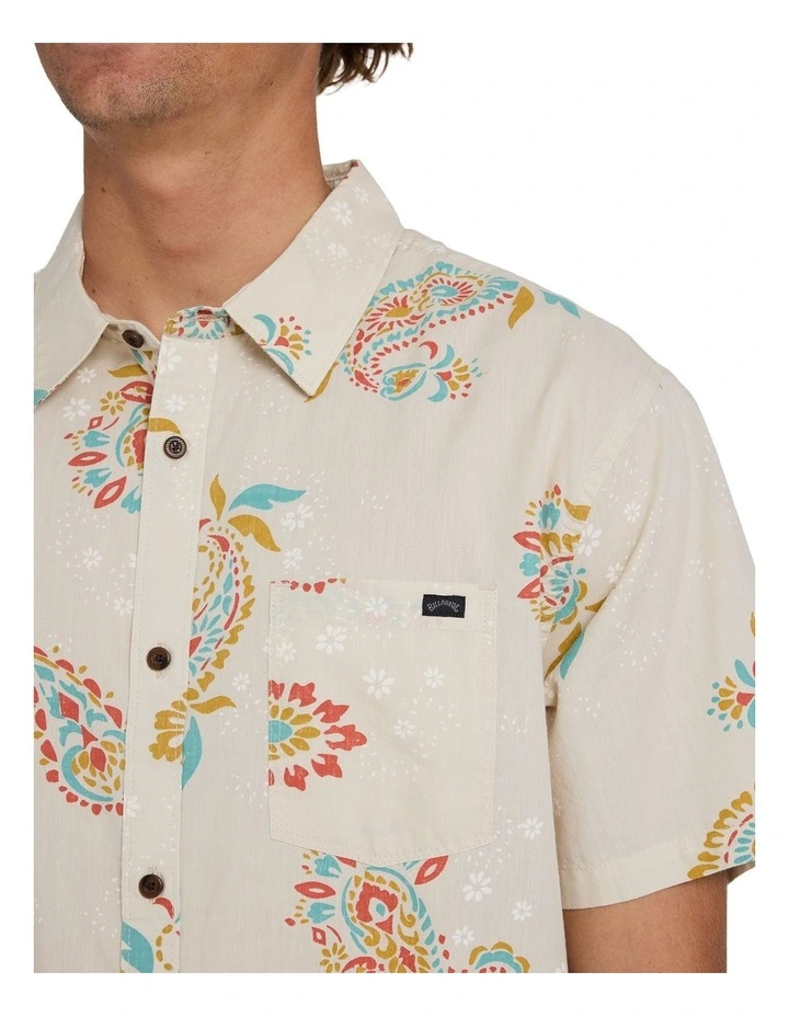 Sundays Short Sleeve Shirt Oatmeal image 4