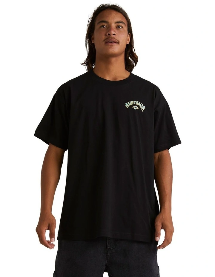 Aus Arch T-Shirt in Black image 1