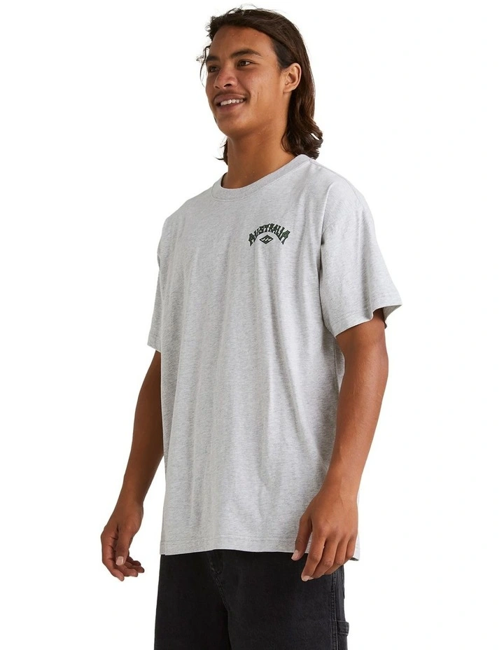 Aus Arch T-Shirt Light Grey Heather image 3