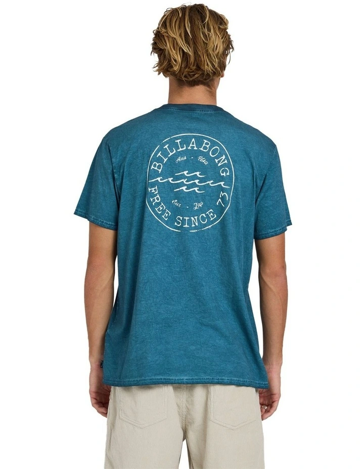 Big Wave Daz T-Shirt Real Teal image 2