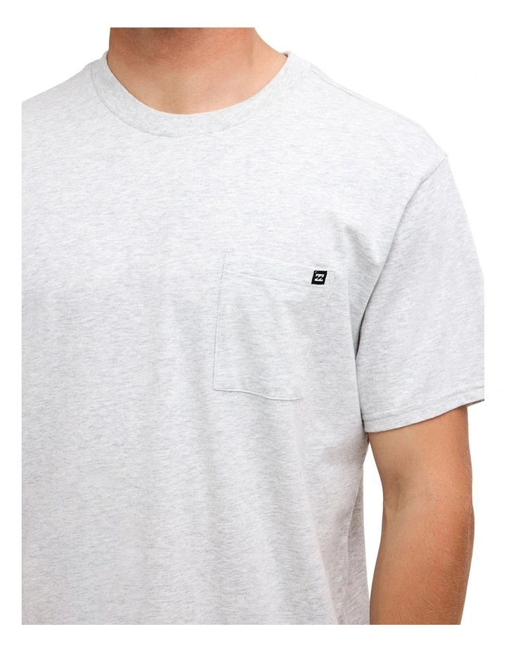 Premium Pocket T-Shirt Light Grey Heather image 4