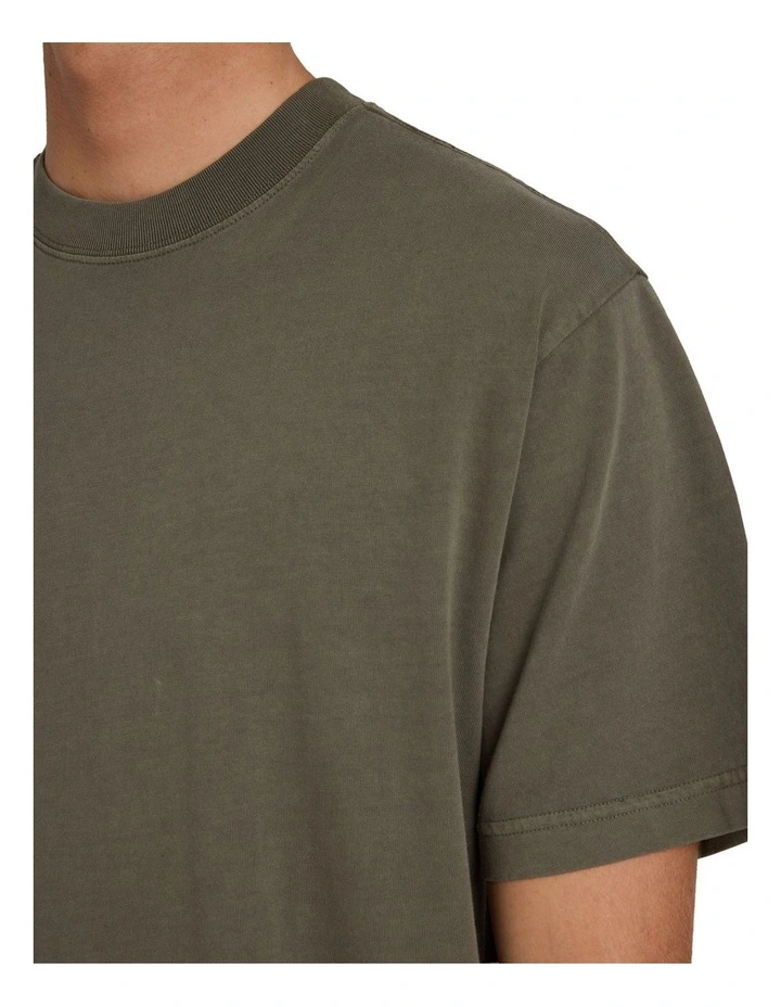 Premium Wave Wash T-Shirt Army image 4