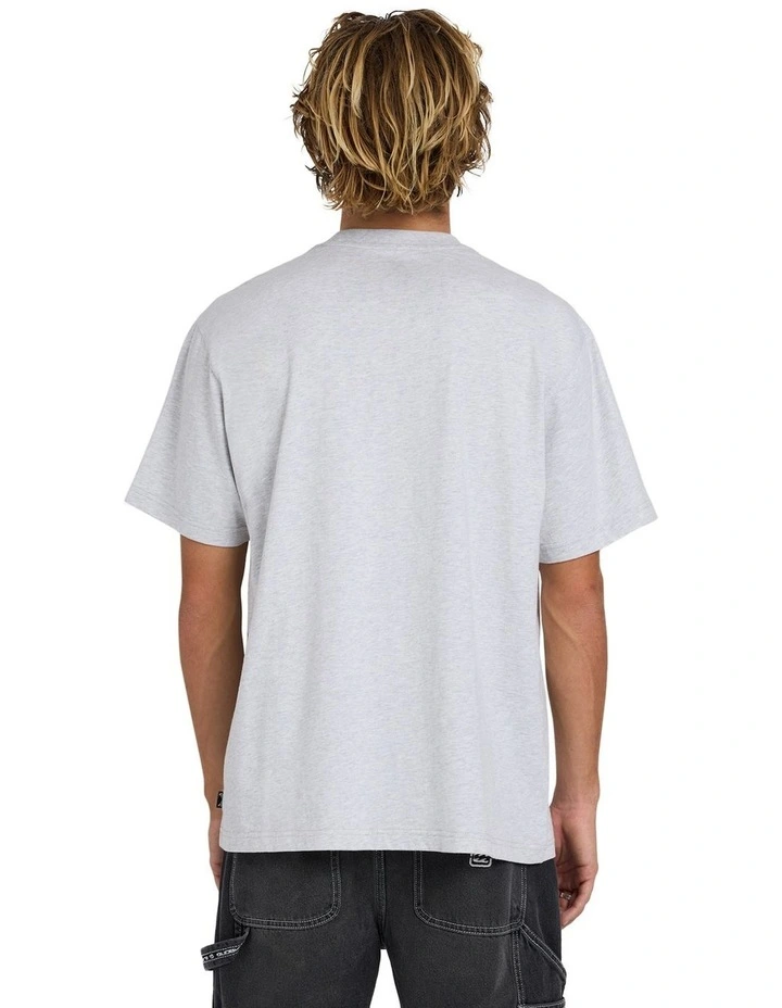 Premium Wave Wash T-Shirt Light Grey Heather image 2