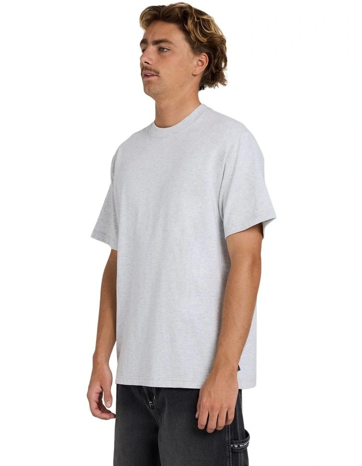 Premium Wave Wash T-Shirt Light Grey Heather image 3