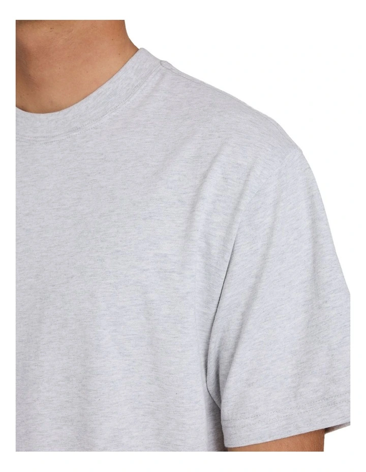 Premium Wave Wash T-Shirt Light Grey Heather image 4