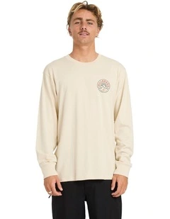 Rockies Adiv Premium Long Sleeve T-Shirt in Oatmeal