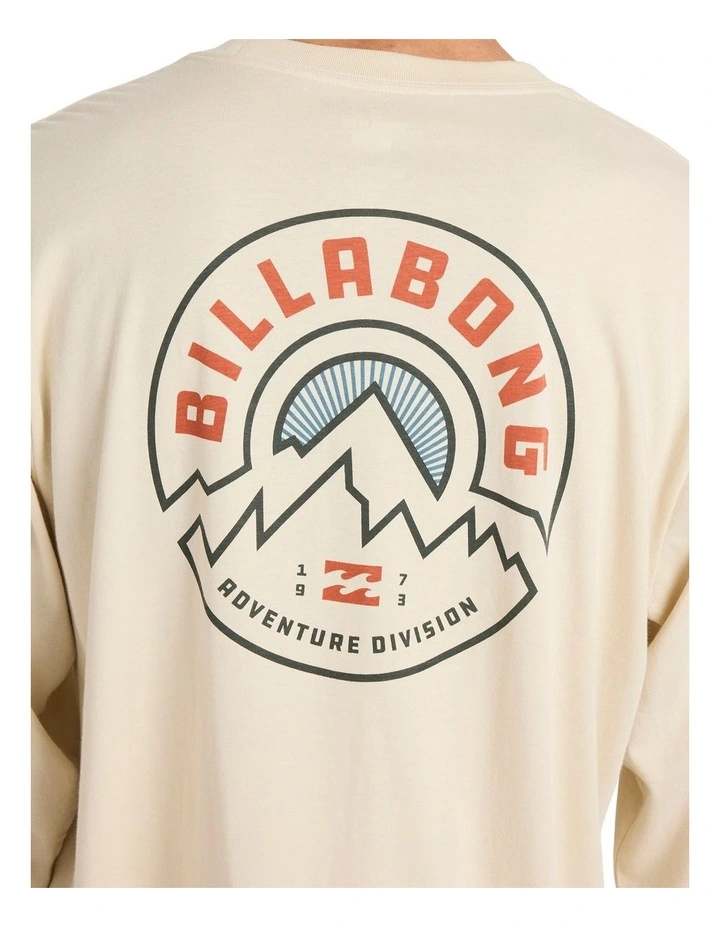 Rockies Adiv Premium Long Sleeve T-Shirt in Oatmeal image 4