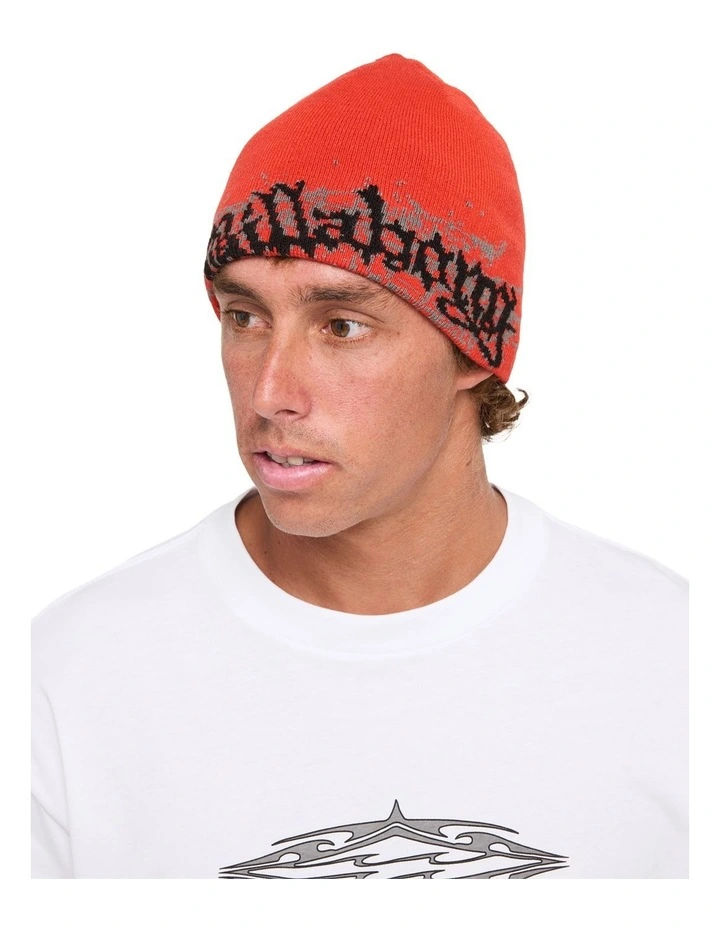 Immortal Arch Beanie in Core Red image 3
