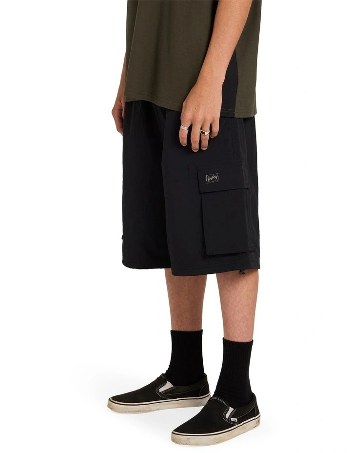 Spec 73 Cargo Shorts in Black image 3