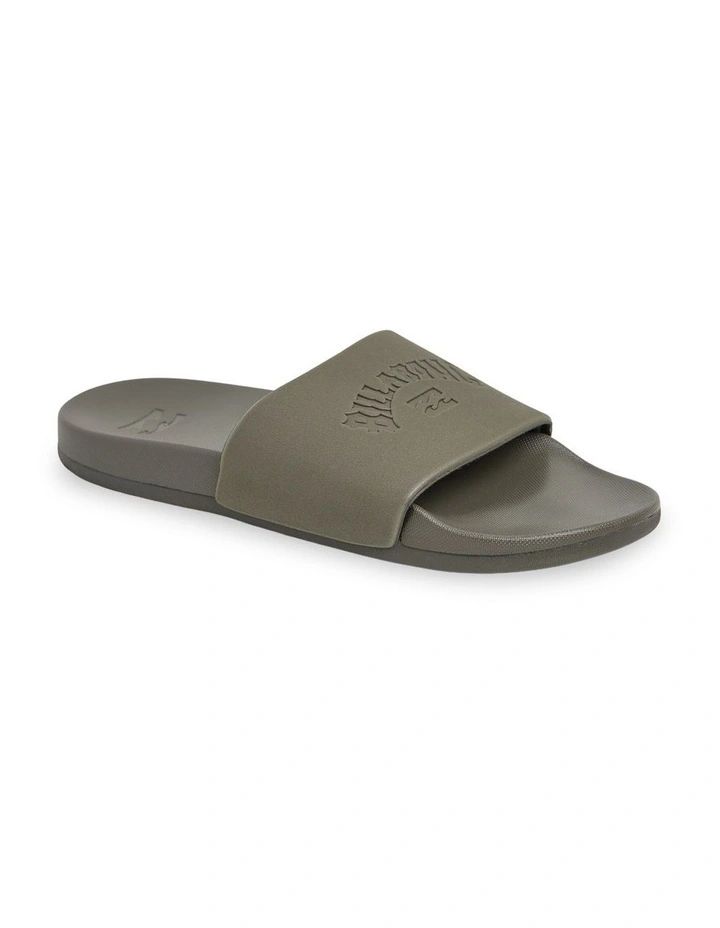 Mens Cush Slide Sandals in Military image 1
