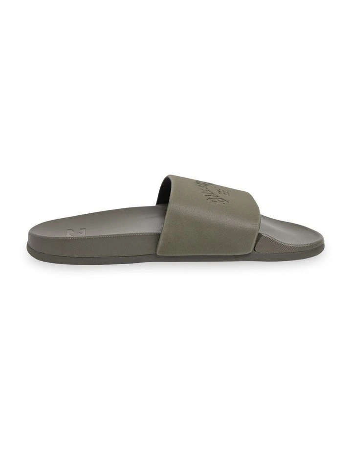Mens Cush Slide Sandals in Military image 2