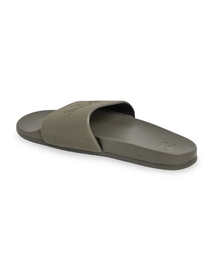 Mens Cush Slide Sandals in Military image 3