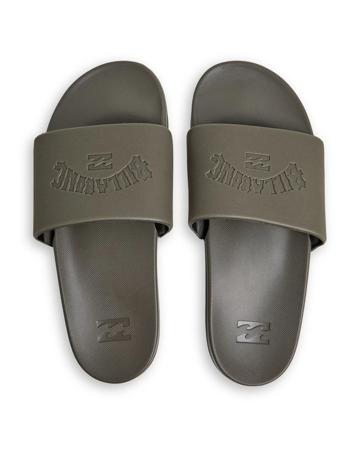 Mens Cush Slide Sandals in Military image 4