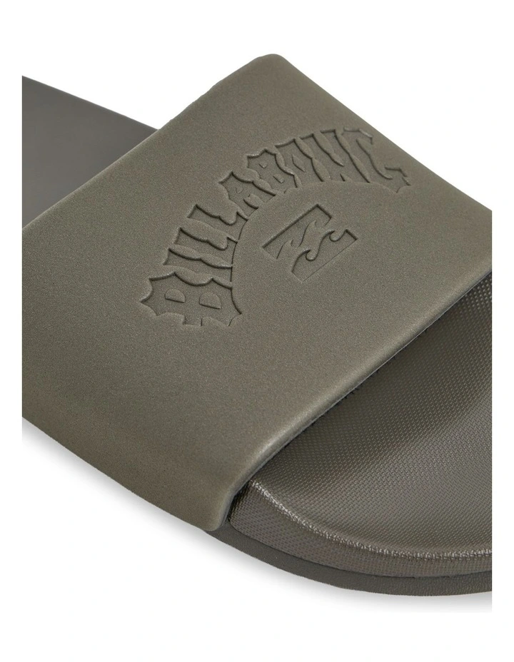 Mens Cush Slide Sandals in Military image 5