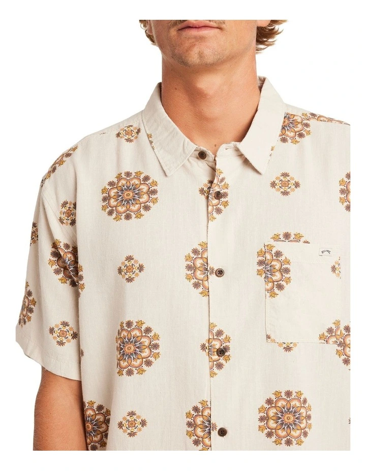 Cordoba Short Sleeve Shirt in Cream image 4