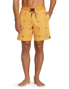 Good Times Lo Tide 17.5 Inch Boardshorts in Dust Yellow