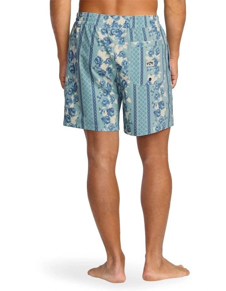 Sundays Layback 17 Inch Swim Shorts in Blue Shadow image 2