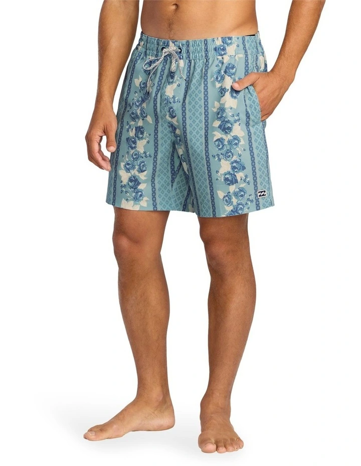 Sundays Layback 17 Inch Swim Shorts in Blue Shadow image 3