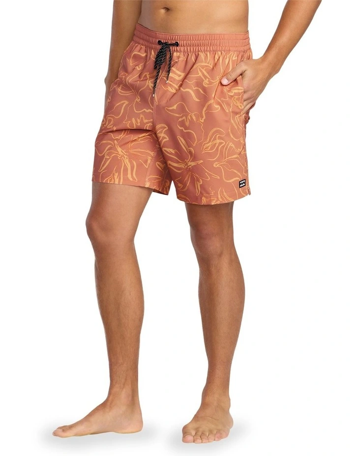 Sundays Layback 17 Inch Swim Shorts in Dusty Rose image 3