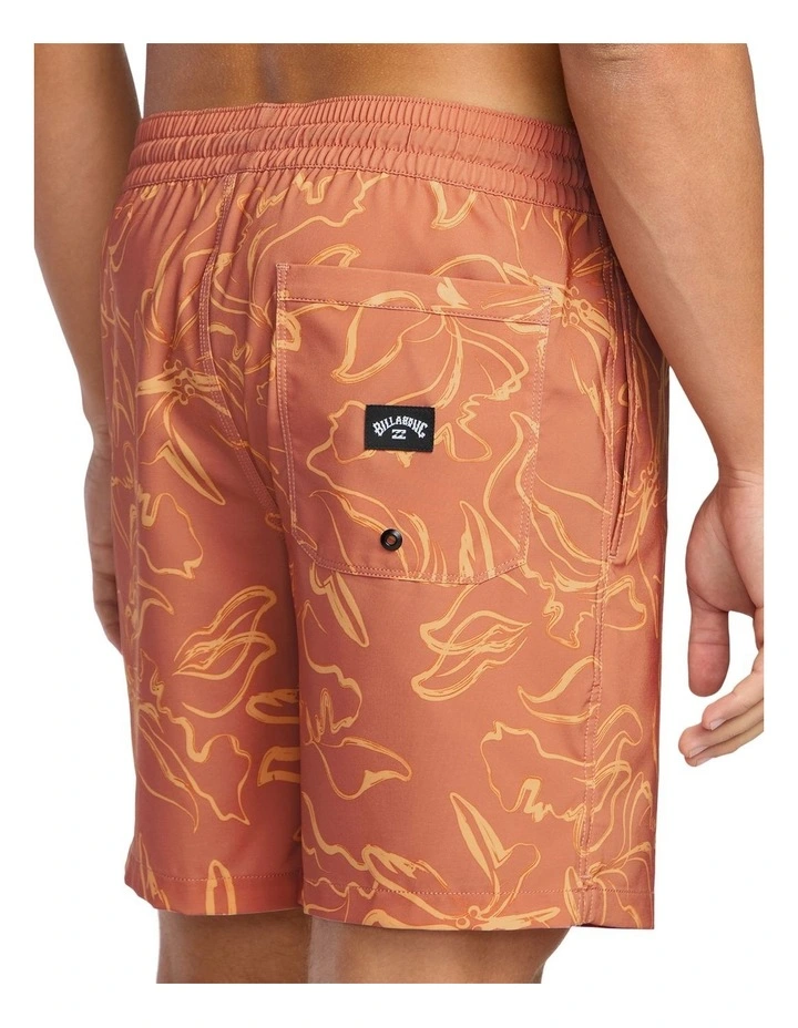 Sundays Layback 17 Inch Swim Shorts in Dusty Rose image 4