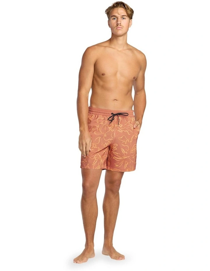 Sundays Layback 17 Inch Swim Shorts in Dusty Rose image 5