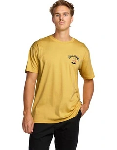 Arch Fade T-Shirt in Dust Yellow