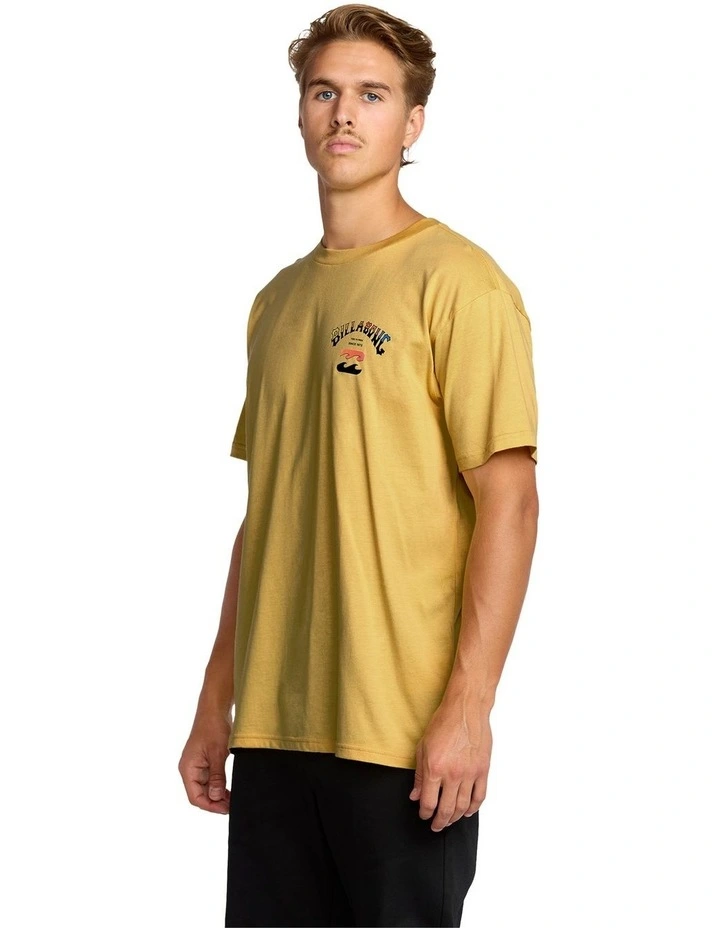 Arch Fade T-Shirt in Dust Yellow image 3