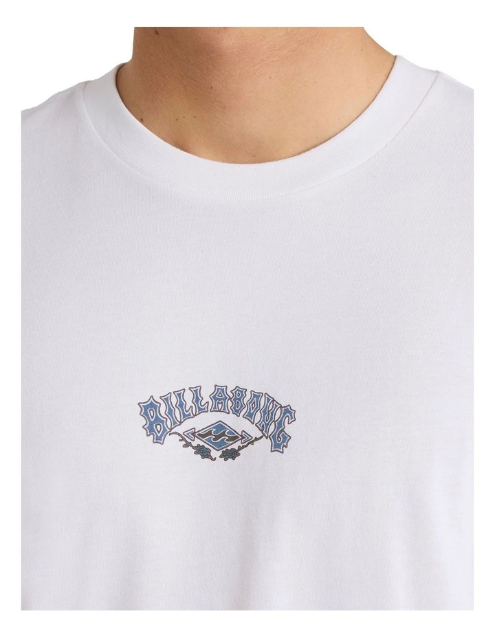 Rose Arch Regular T-Shirt in White image 4