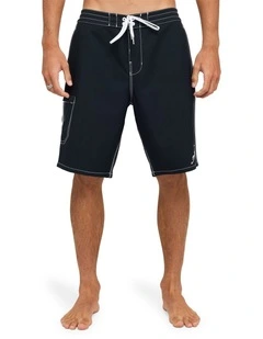 Piped Lo Tide 20 Inch Boardshorts In Black