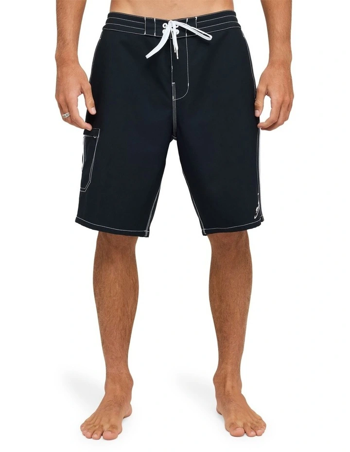 Piped Lo Tide 20 Inch Boardshorts In Black image 1