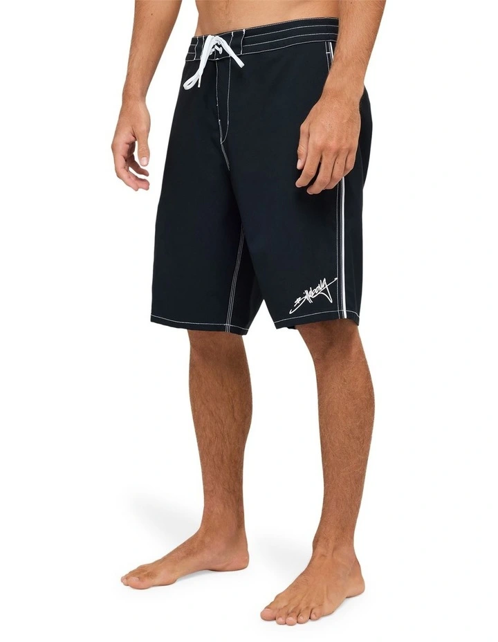 Piped Lo Tide 20 Inch Boardshorts In Black image 3
