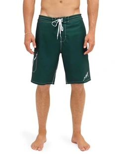 Piped Lo Tide 20 Inch Boardshorts In Field Green